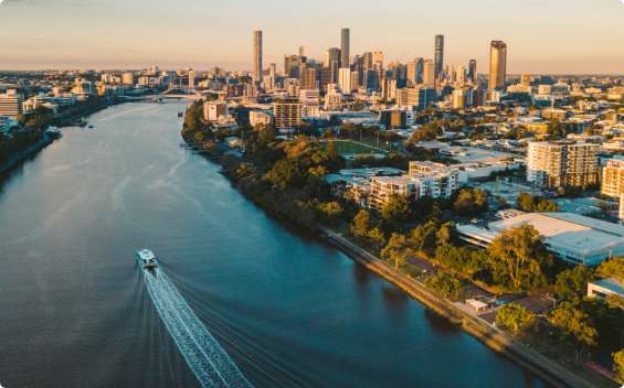 Brisbane City and the Brisbane River