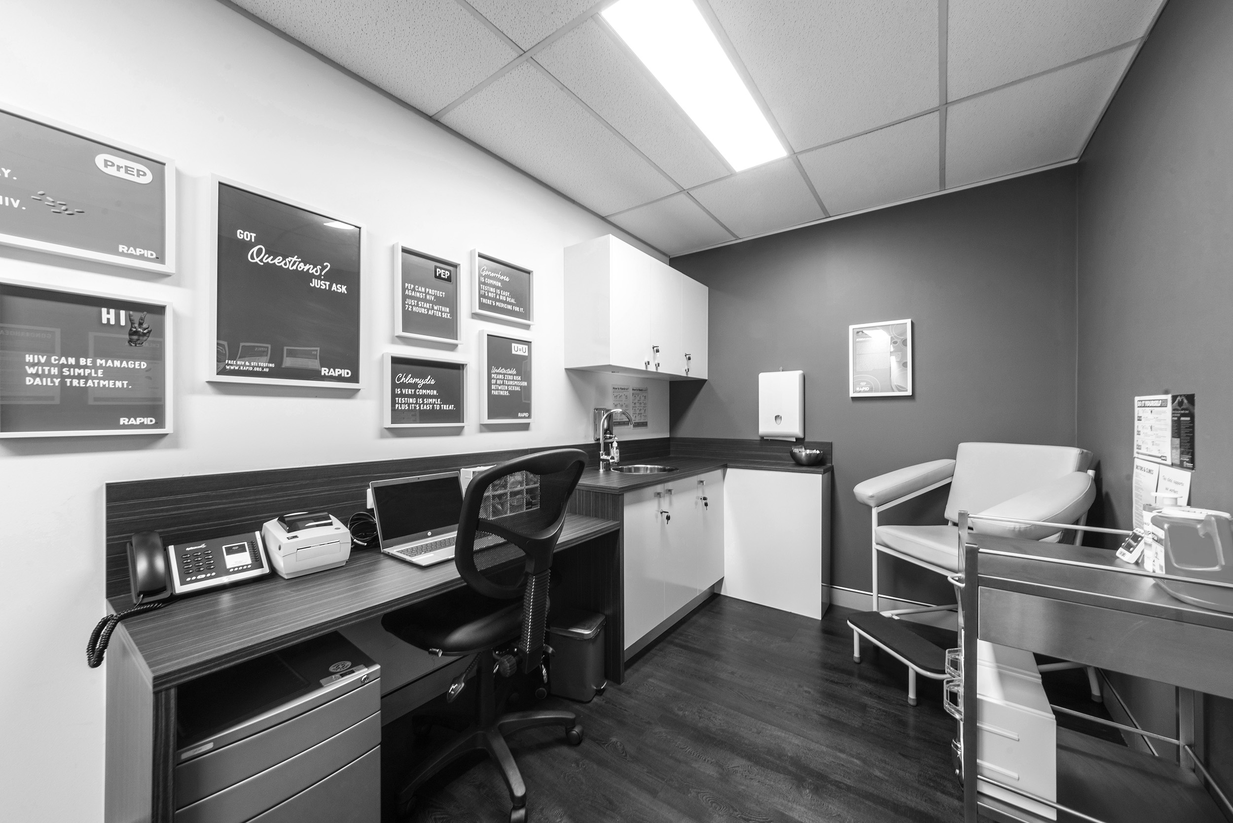 RAPID clinic room
