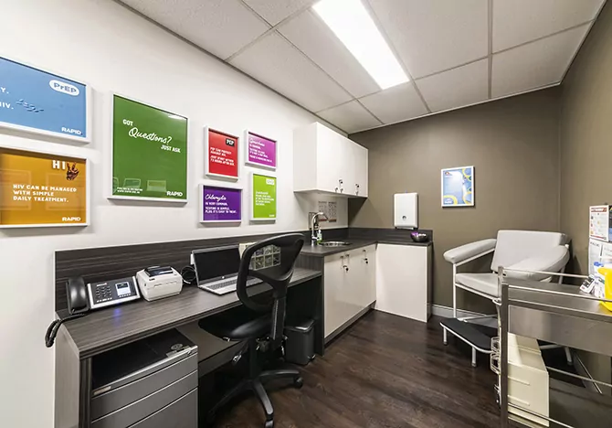 RAPID clinic room