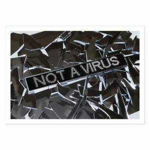 Brilliance in Fragments - HIV Science as Art Editioned Print