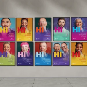 Hi Campain Posters on Wall