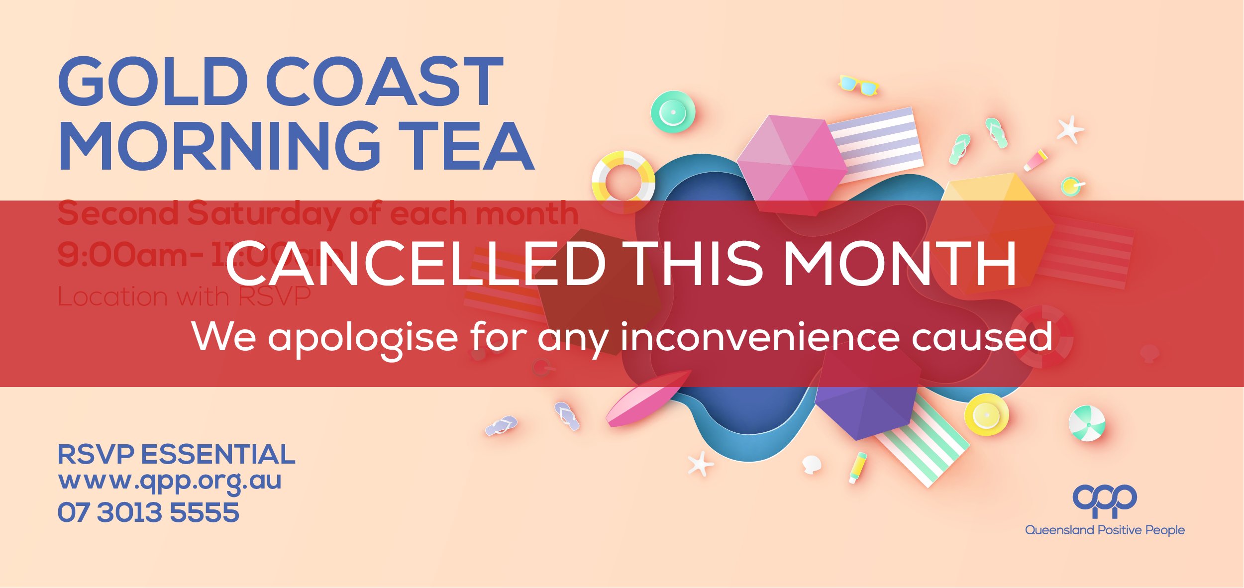 Gold Coast Social Group - Cancelled this month