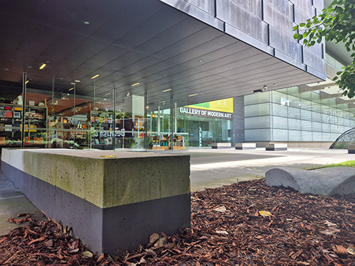 GOMA meeting spot outside GOMA store