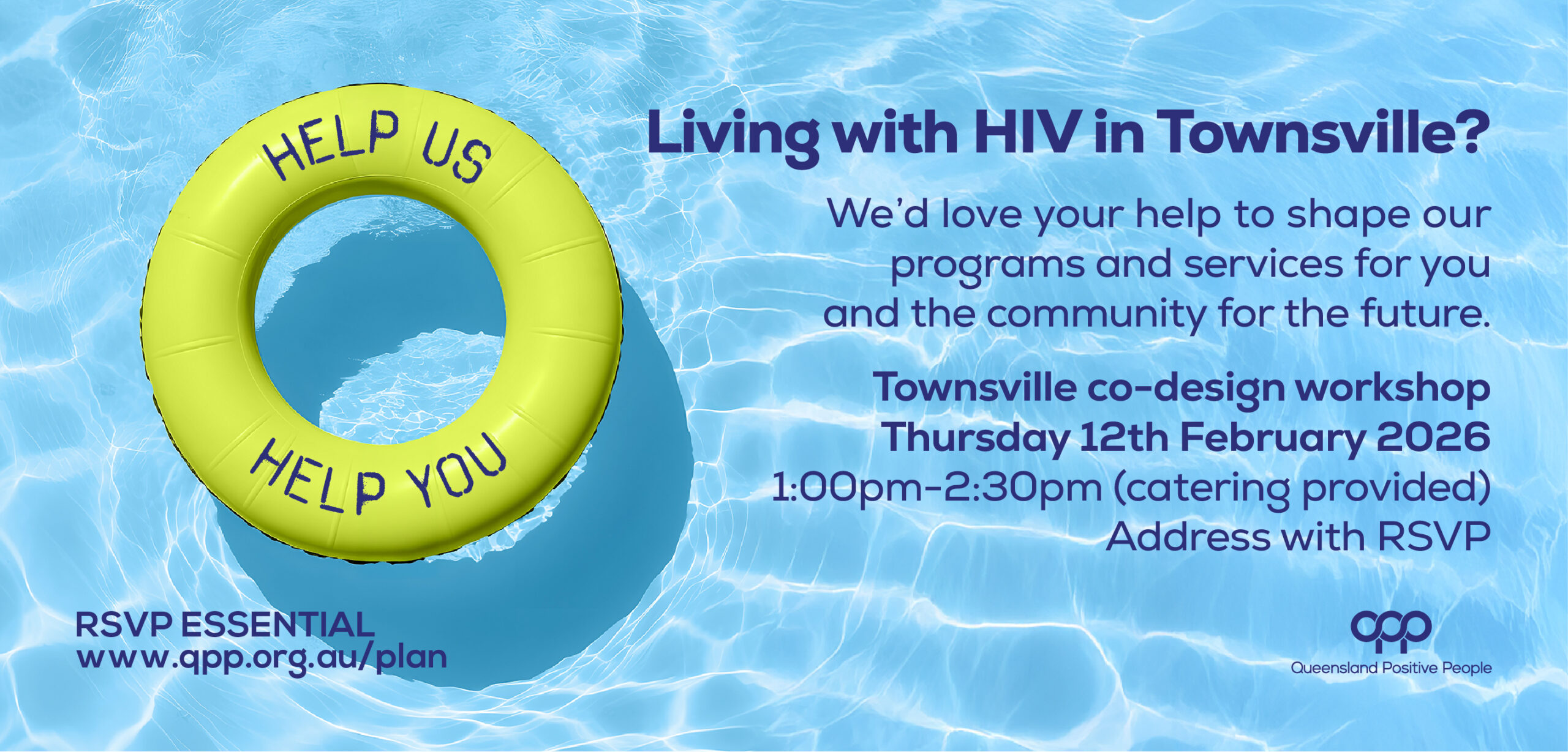 Living with HIV in Townsville? Help us, help you.