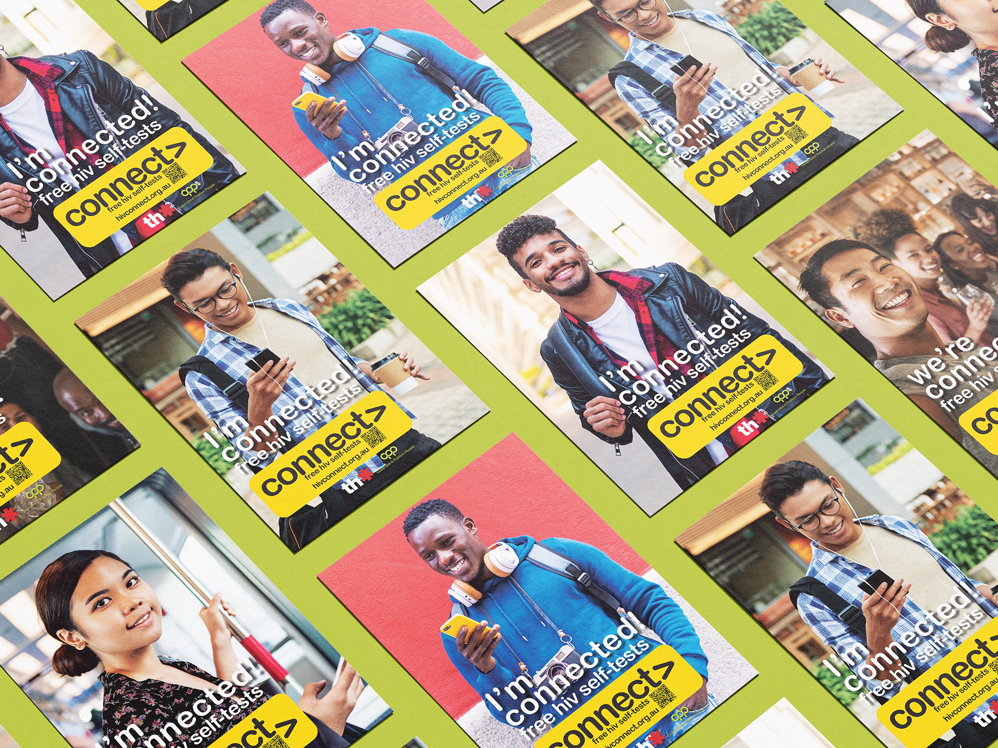 Connect HIV Self Test Kit Vending Machine Program Posters